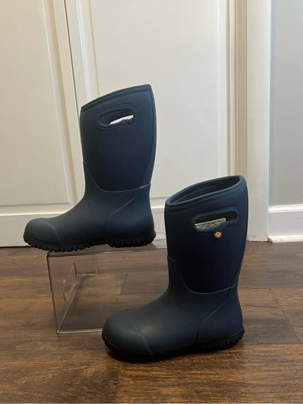 Bogs Kids York Solid Waterproof Boots Size Youth 2 Color Blue